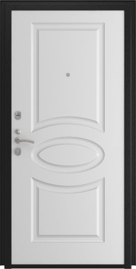 Входная дверь L-23 L-1 белая эмаль — фото 2